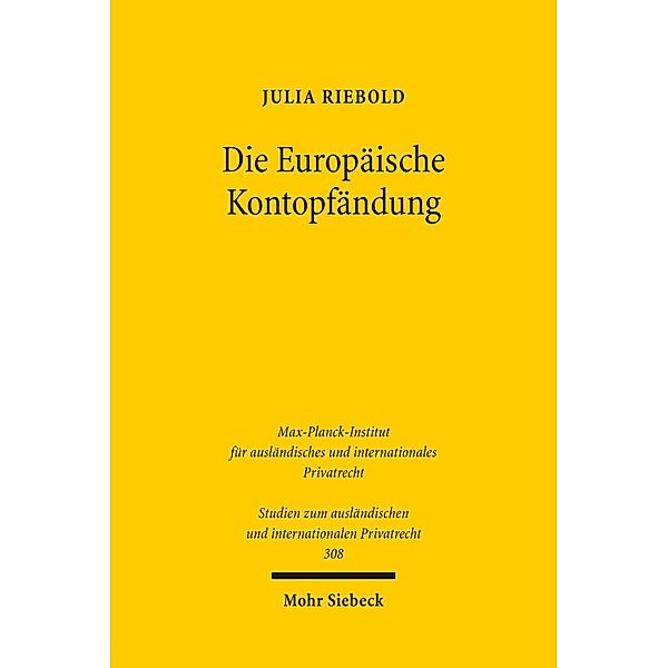 Die Europäische Kontopfändung, Julia Riebold