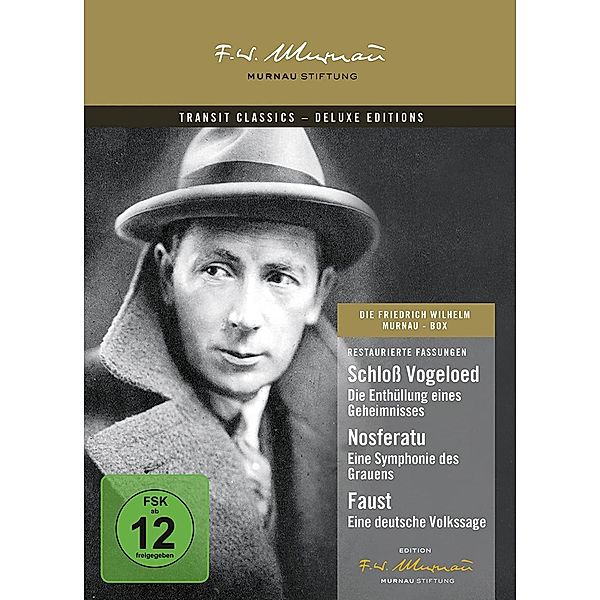 Die F. W. Murnau Box, Carl Mayer, Henrik Galeen, Bram Stoker, Johann Wolfgang Goethe, Gerhart Hauptmann, Hans Kyser