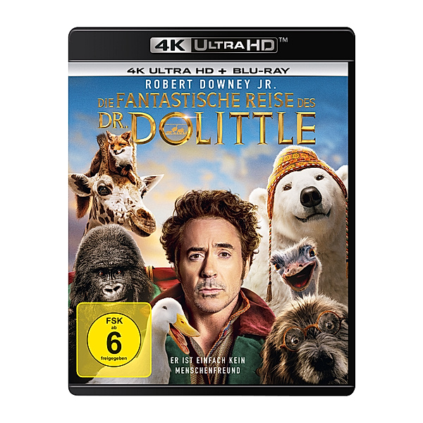 Die fantastische Reise des Dr. Dolittle (4K Ultra HD), Antonio Banderas Michael... Robert Downey Jr.