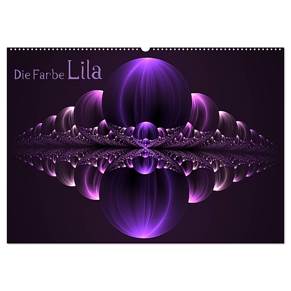 Die Farbe Lila (Wandkalender 2024 DIN A2 quer), CALVENDO Monatskalender, gabiw Art