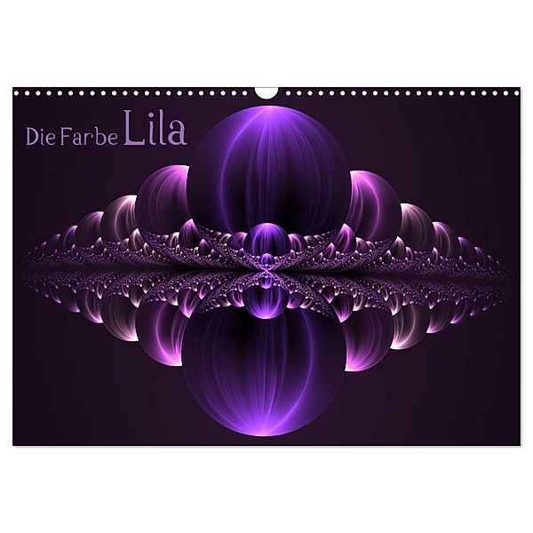 Die Farbe Lila (Wandkalender 2024 DIN A3 quer), CALVENDO Monatskalender, gabiw Art