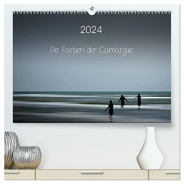 Die Farben der Camargue (hochwertiger Premium Wandkalender 2024 DIN A2 quer), Kunstdruck in Hochglanz, Sigrid Rosemann