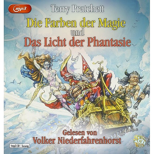 Die Farben der Magie & Das Licht der Fantasie,4 Audio-CD, 4 MP3, Terry Pratchett