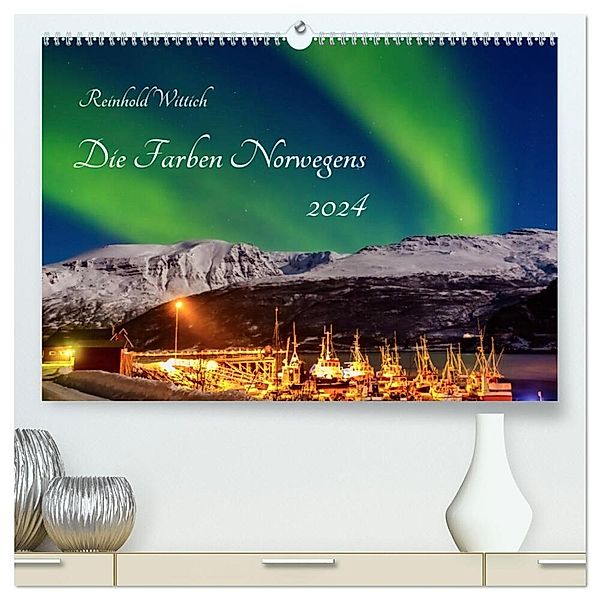 Die Farben Norwegens (hochwertiger Premium Wandkalender 2024 DIN A2 quer), Kunstdruck in Hochglanz, Reinhold Wittich