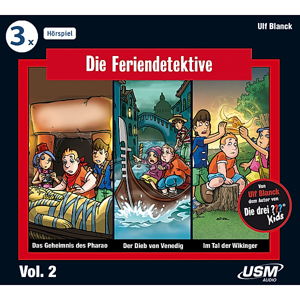 Die Feriendetektive 3-er Hörbox 2.Box.2,3 Audio-CDs, Die Feriendetektive