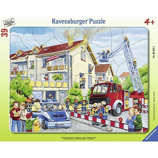 Die Feuerwehr rückt aus/Rahmenpuzzle