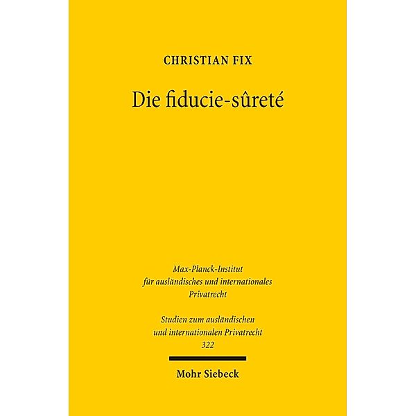 Die fiducie-sûreté, Christian Fix