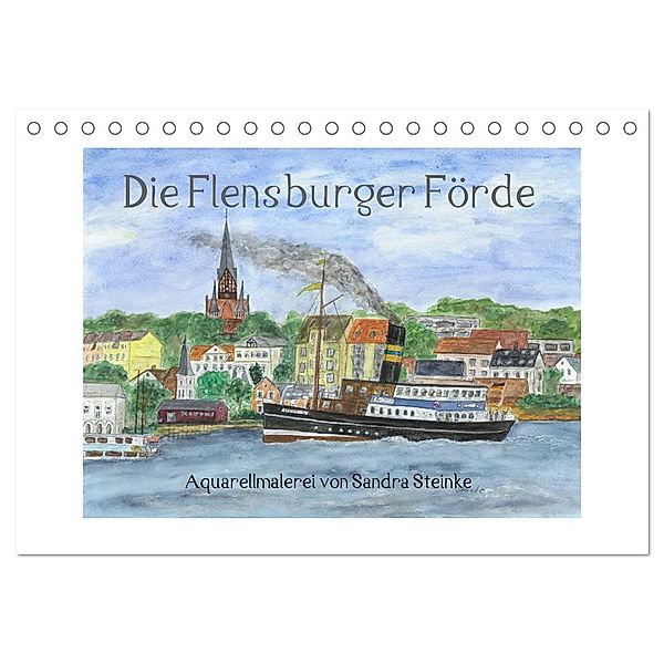 Die Flensburger Förde (Tischkalender 2024 DIN A5 quer), CALVENDO Monatskalender, Sandra Steinke