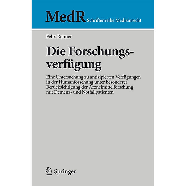 Die Forschungsverfügung, Felix Reimer