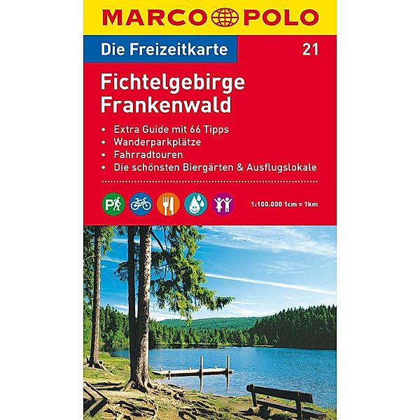 Die Freizeitkarte Fichtelgebirge, Frankenwald