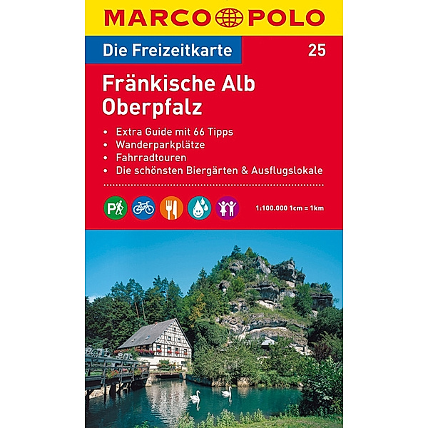 Die Freizeitkarte Fränkische Alb, Oberpfalz