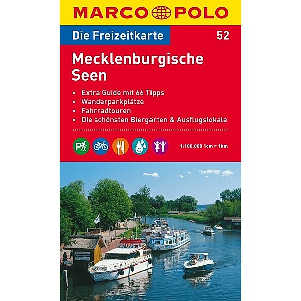 Die Freizeitkarte Mecklenburgische Seen