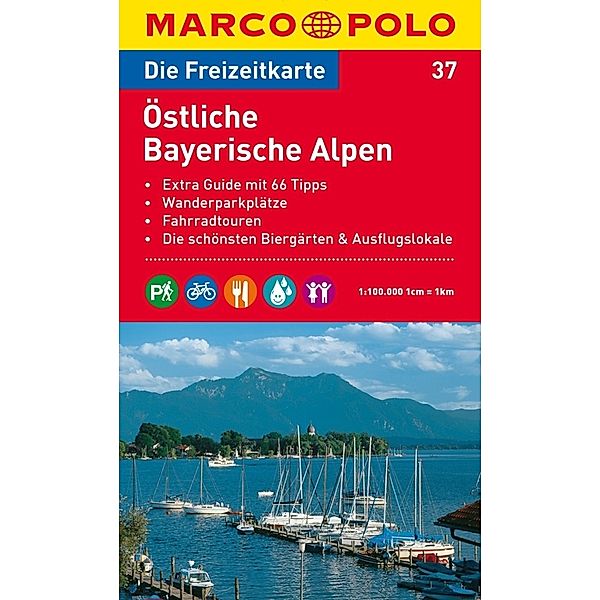 Die Freizeitkarte Östliche Bayerische Alpen