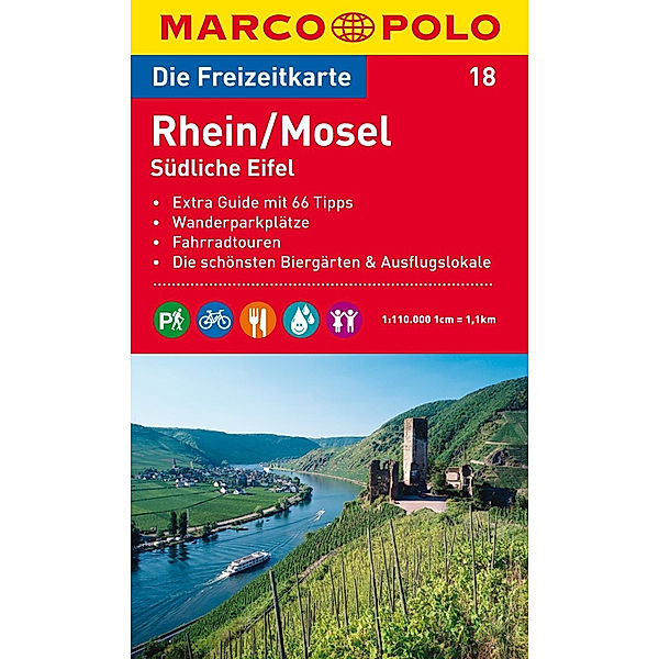 Die Freizeitkarte Rhein / Mosel, Südliche Eifel