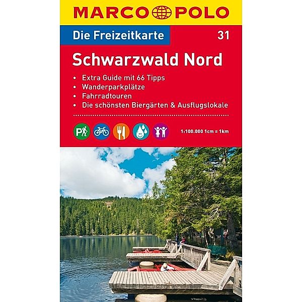 Die Freizeitkarte Schwarzwald Nord