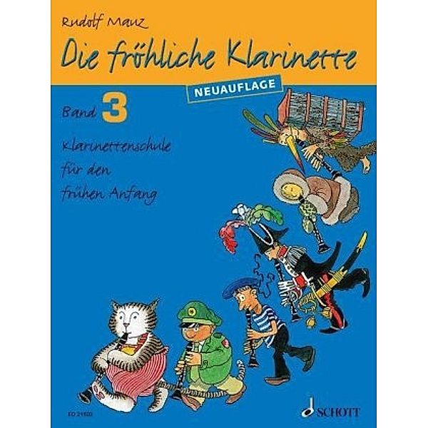 Die fröhliche Klarinette, Lehrbuch Neuauflage, Rudolf Mauz