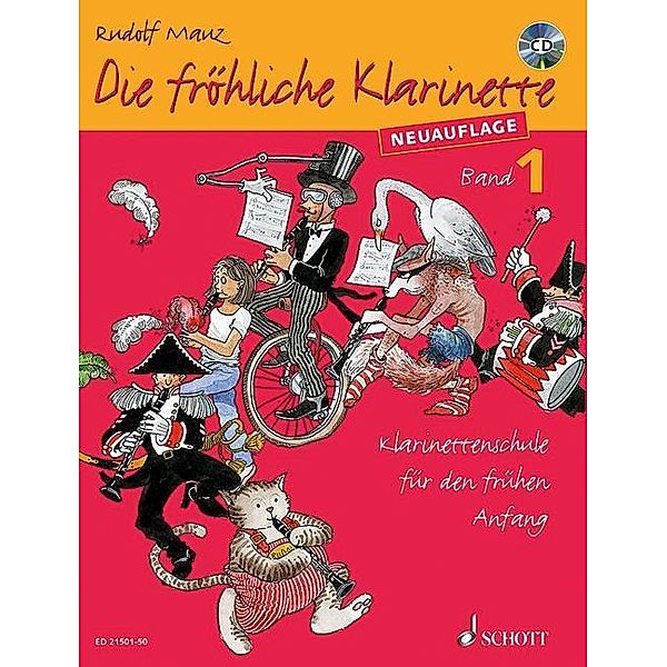 Die fröhliche Klarinette, m. Audio-CD, Rudolf Mauz