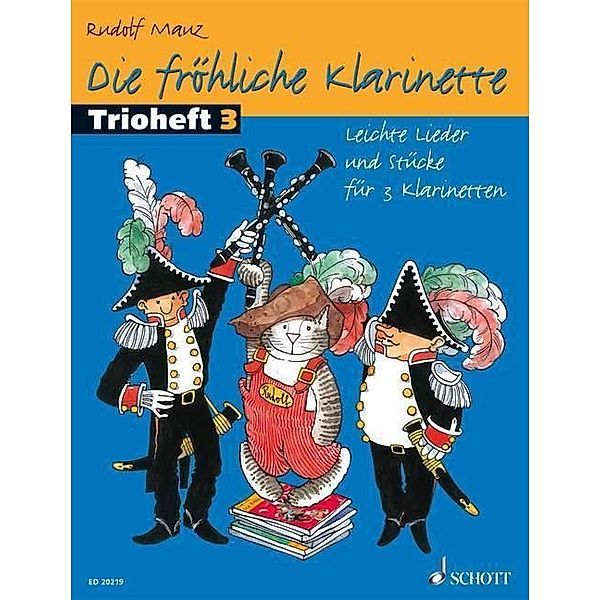 Die fröhliche Klarinette, Trioheft, Spielpartitur, Rudolf Mauz