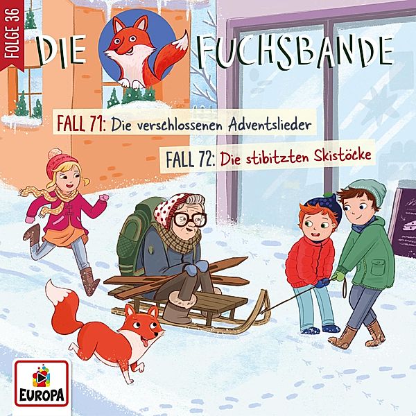 Die Fuchsbande - 36 - Folge 36: Fall 71: Die verschlossenen Adventslieder/Fall 72: Die stibitzten Skistöcke, Jana Lini