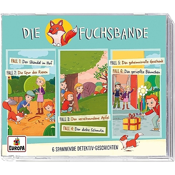 Die Fuchsbande 3er Detektiv-Box.Box.1,3 Audio-CD, Die Fuchsbande