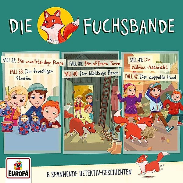 Die Fuchsbande 3er Detektivbox,3 Audio-CD, Die Fuchsbande