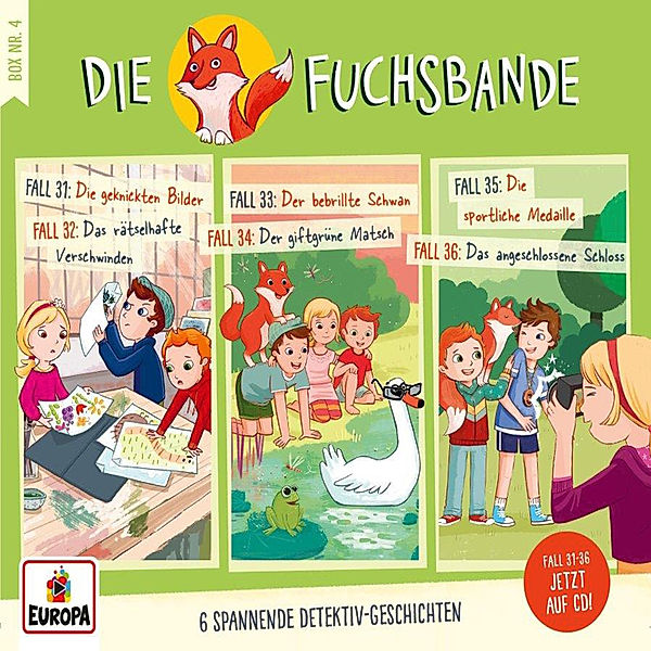 Die Fuchsbande 3er Detektivbox. Box.4, 3 Audio-CD,3 Audio-CD, Die Fuchsbande