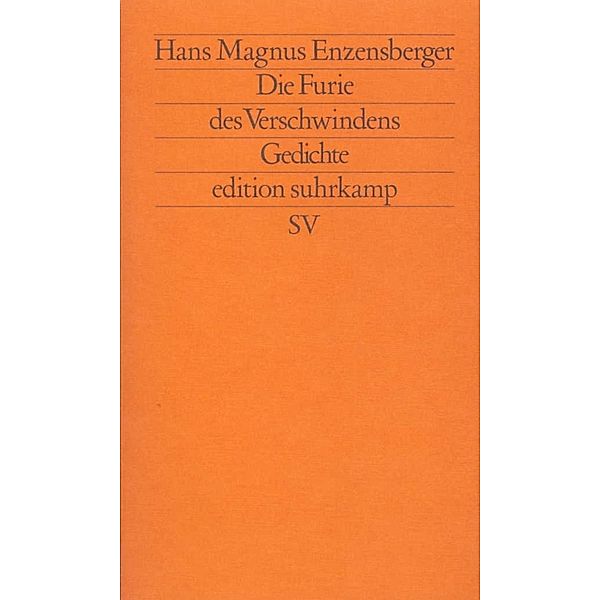 Die Furie des Verschwindens, Hans Magnus Enzensberger