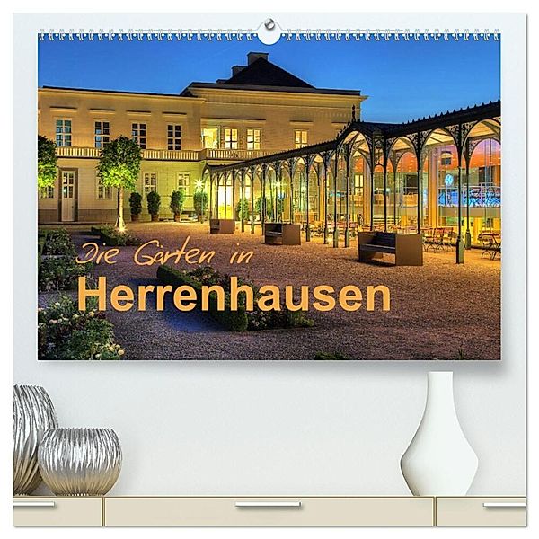 Die Gärten in Herrenhausen (hochwertiger Premium Wandkalender 2025 DIN A2 quer), Kunstdruck in Hochglanz, Calvendo, Joachim Hasche