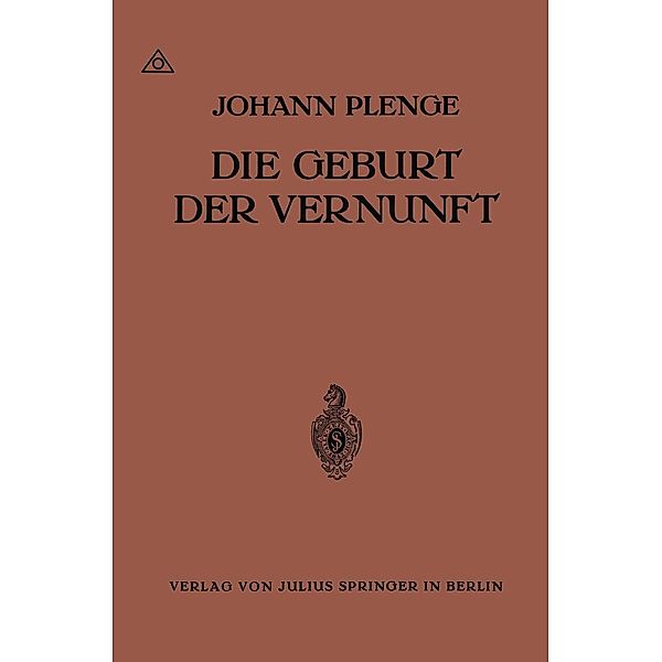 Die Geburt der Vernunft, Johann Plenge