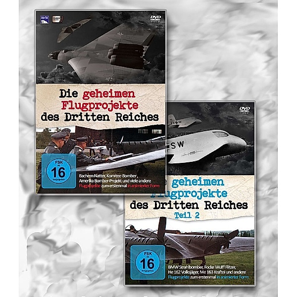 Die geheimen Flugprojekte des Dritten Reiches 2er Package,2 DVD