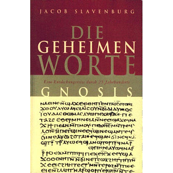 Die geheimen Worte, Jacob Slavenburg