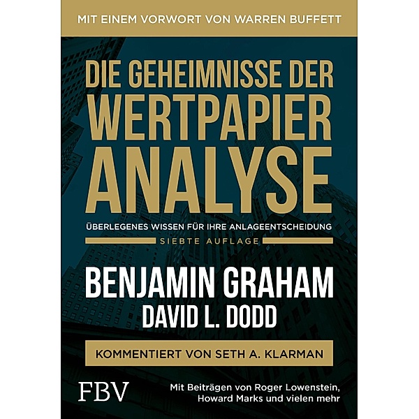 Die Geheimnisse der Wertpapieranalyse, Benjamin Graham