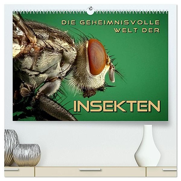 Die geheimnisvolle Welt der Insekten (hochwertiger Premium Wandkalender 2025 DIN A2 quer), Kunstdruck in Hochglanz, Calvendo, Renate Bleicher