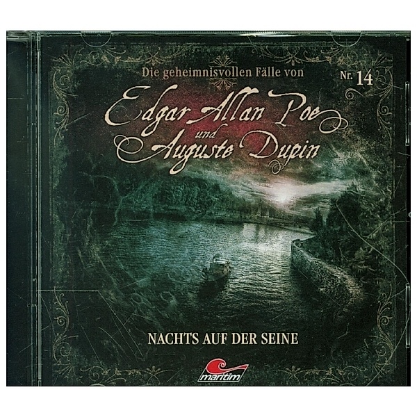 Die geheimnisvollen Fälle von Edgar Allan Poe und Auguste Dupin - Nachts auf der Seine,1 Audio-CD, Edgar Allan Poe, Augustine Dupin