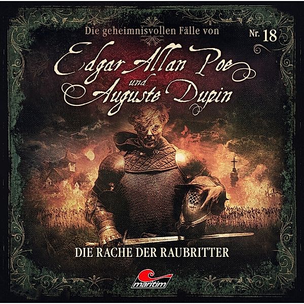Die geheimnisvollen Fälle von Edgar Allan Poe und Auguste Dupin - Die Rache der Raubritter,1 Audio-CD, Edgar Allan Poe, Augustine Dupin