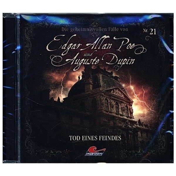 Die geheimnisvollen Fälle von Edgar Allan Poe und Auguste Dupin - Tod eines Feindes,1 Audio-CD, Edgar Allan Poe, Auguste Dupin