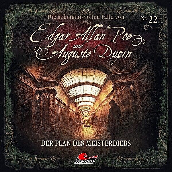Die geheimnisvollen Fälle von Edgar Allan Poe und Auguste Dupin - Der Plan des Meisterdiebs,1 Audio-CD, Edgar Allan Poe, Auguste Dupin