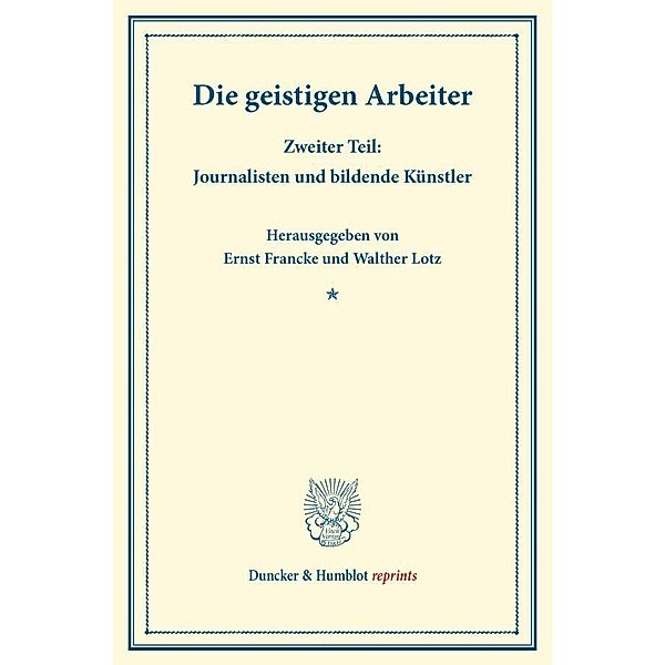 Die geistigen Arbeiter.