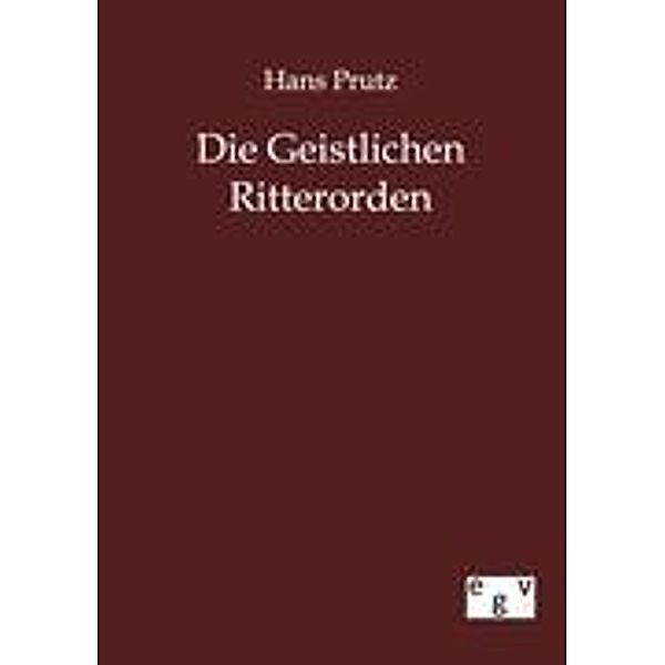 Die Geistlichen Ritterorden, Hans Prutz