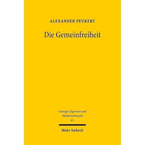 Die Gemeinfreiheit, Alexander Peukert