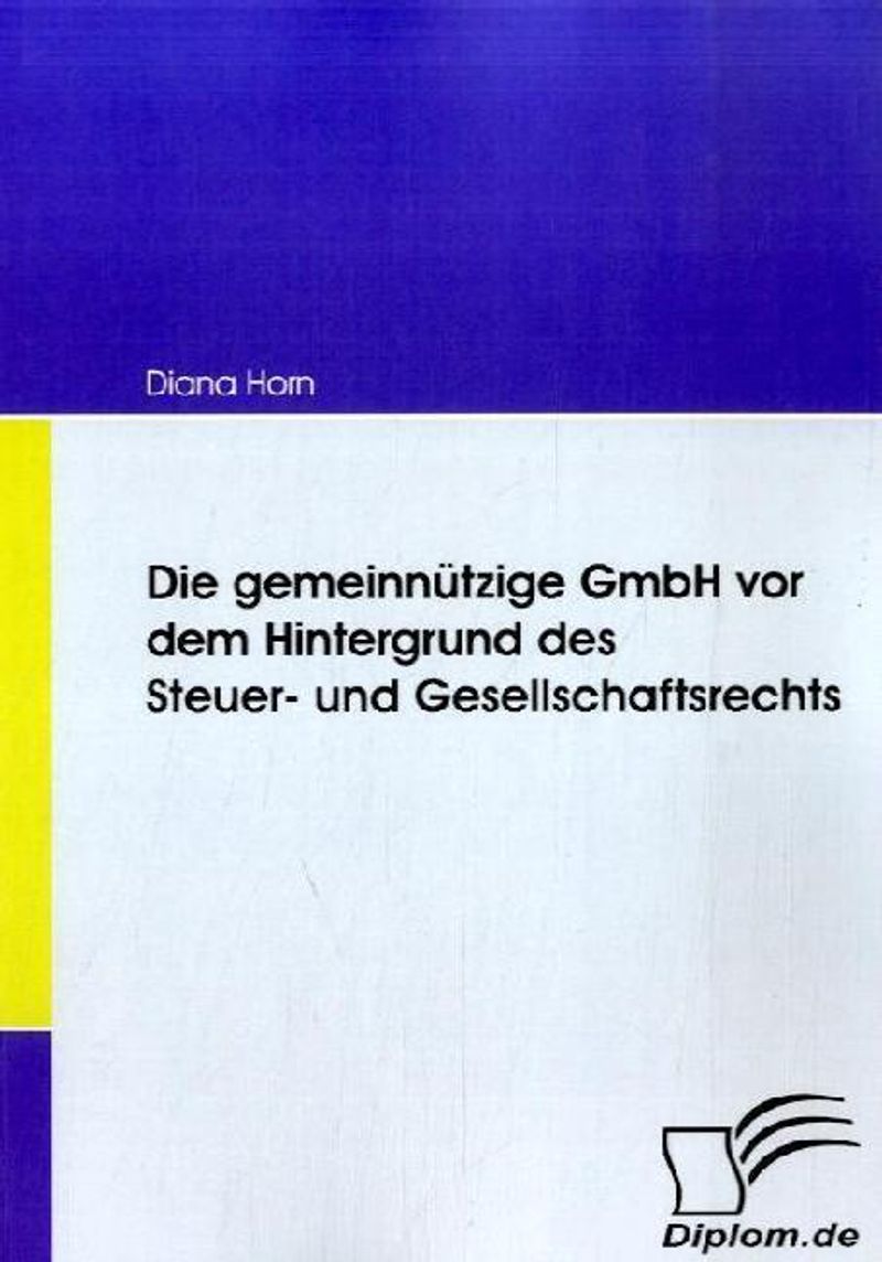 Gemeinnützige GmbH (kartoniertes Buch)