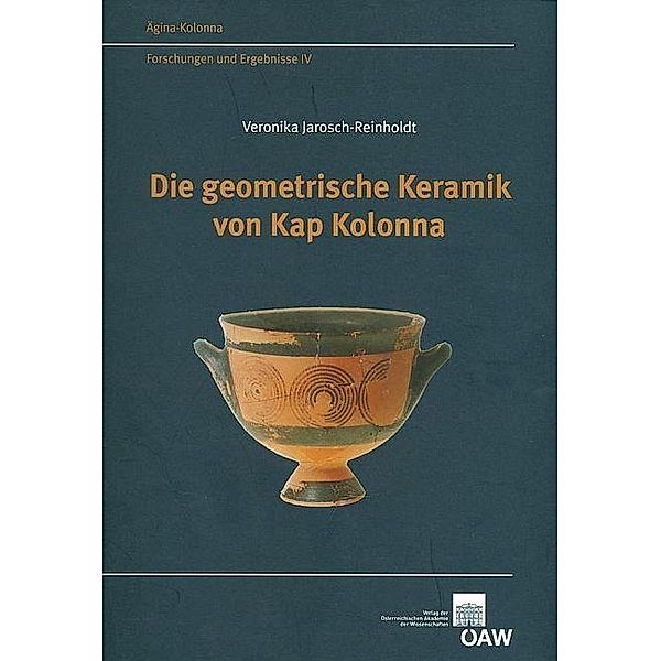 Die geometrische Keramik von Kap Kolonna, Veronika Janosch-Reinholdt