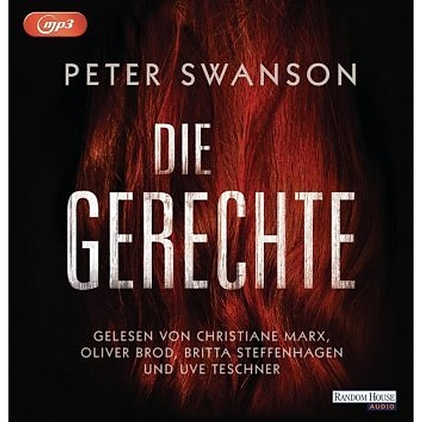 Die Gerechte, 2 Audio-CD, MP3, Peter Swanson