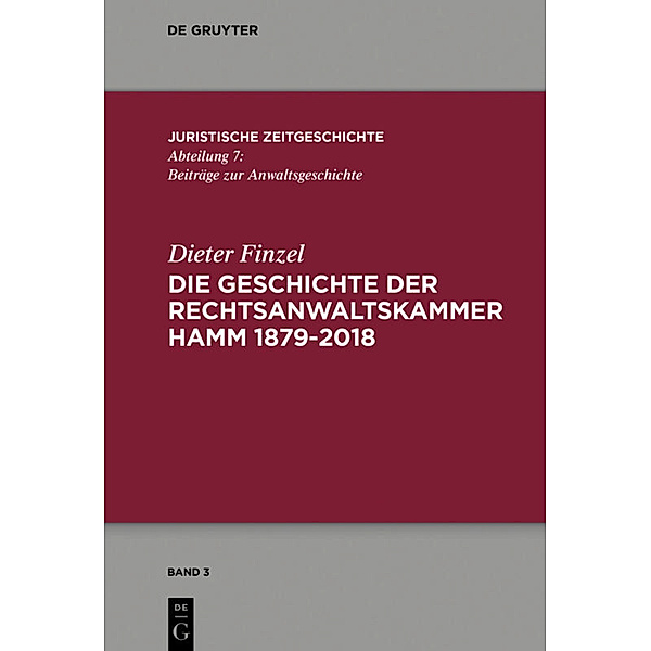 Die Geschichte der Rechtsanwaltskammer Hamm, Dieter Finzel