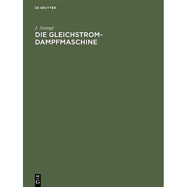 Die Gleichstrom-Dampfmaschine / Jahrbuch des Dokumentationsarchivs des österreichischen Widerstandes, J. Stumpf