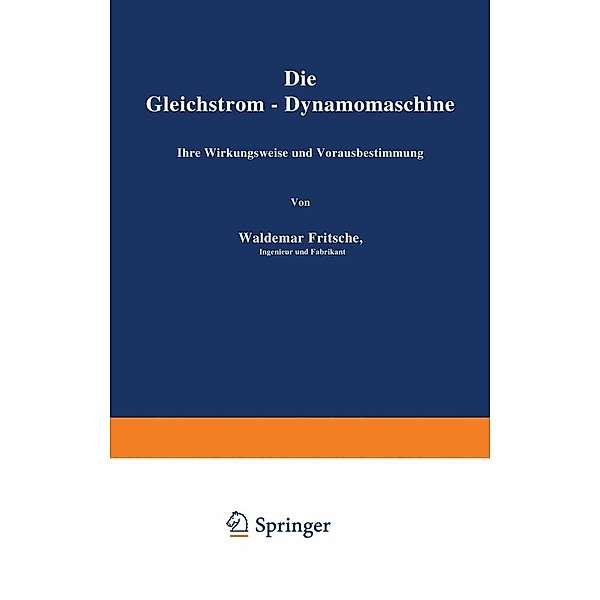 Die Gleichstrom-Dynamomaschine, Waldemar Fritsche