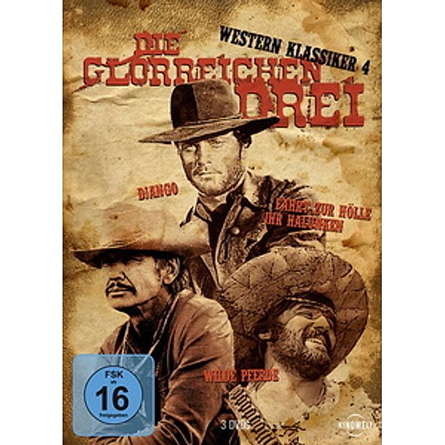 Die glorreichen Drei - Western Klassiker 4 DVD | Weltbild.de