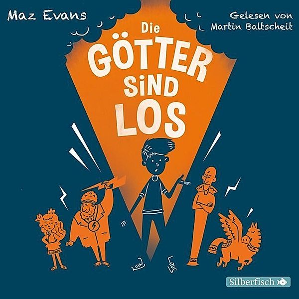 Die Götter sind los,4 Audio-CD, Maz Evans