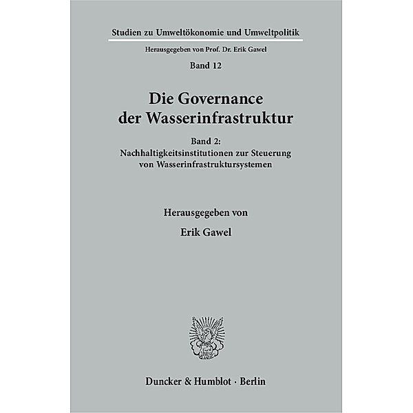 Die Governance der Wasserinfrastruktur.Bd.2