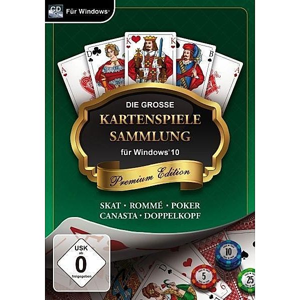 Die Gr.Kartenspielesammlung F.Win10 Prem